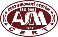 Certifikovaný systém ISO 9001 — ASM CERT 3207